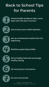 seven back to school tips for parents
